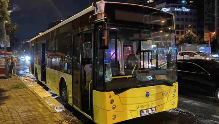 Beyoğlu’nda Halk Otobüsü Yangını: Ürün Hasar Gördü, Yaralı Yok